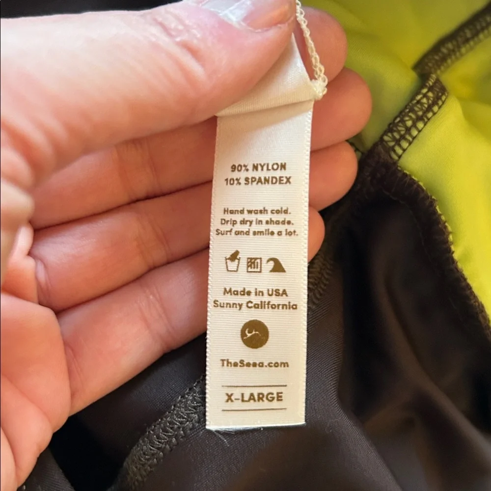 NEW Seea brown Lilia green laser cut side surf suit swimsuit, Zait - Picture 11 of 11